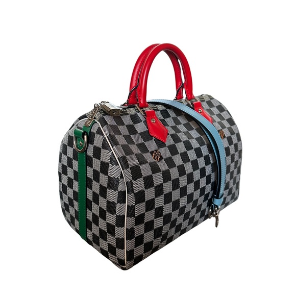 Louis Vuitton Damier Noir Speedy Bandouliere 30 Nicolas Ghesquiere Limited Ed - Picture 1 of 16
